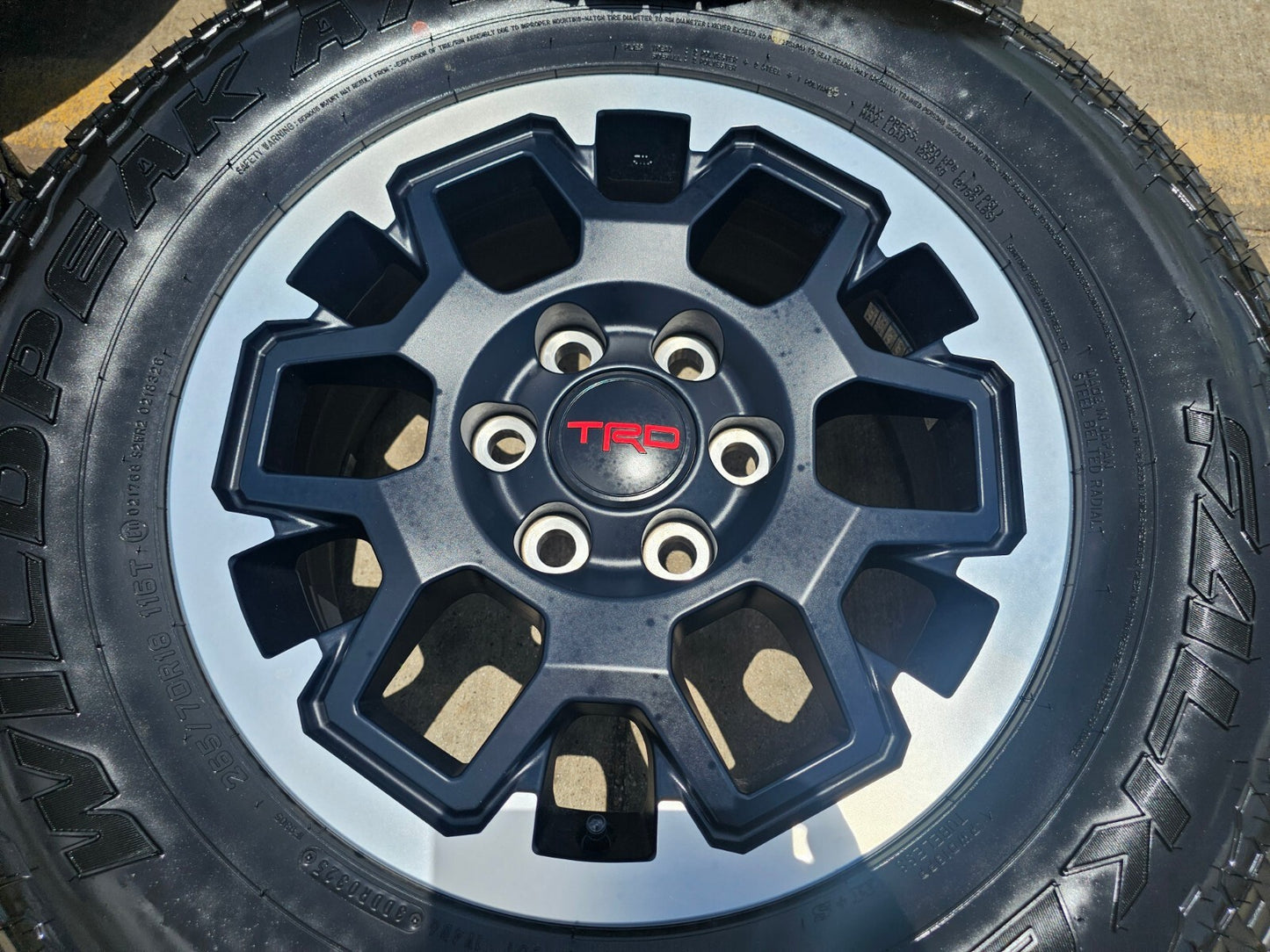 18" Toyota Tacoma 4Runner TRD OEM wheels rims 2024 2025 2026 NEW