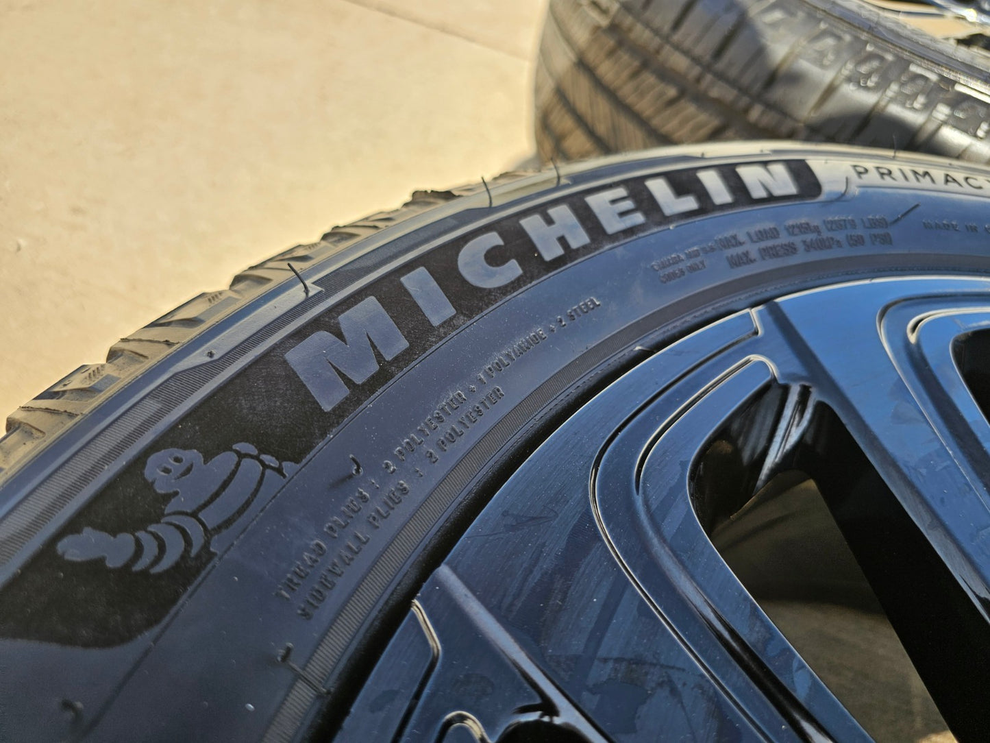 22" Lincoln Navigator OEM 10666 rims wheels BLACK LABEL SET MICHELIN NEW