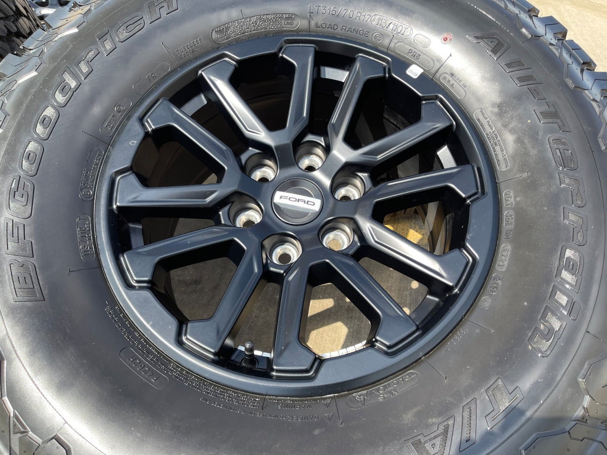 17" Ford F-150 Raptor OEM 10611 rims wheels Bronco SET 2026 2027 BFG 35" SET NEW