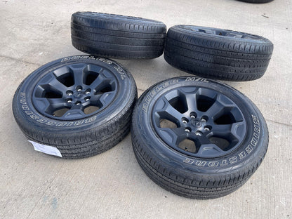 20" Dodge Ram 1500 OEM Laramie Black 2462 2680 wheels rims 2024 2025 2026 SET