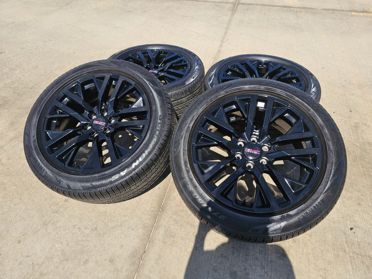 22" GMC Yukon Sierra OEM Chevy Silverado Tahoe 5903 wheels rims PIRELLI