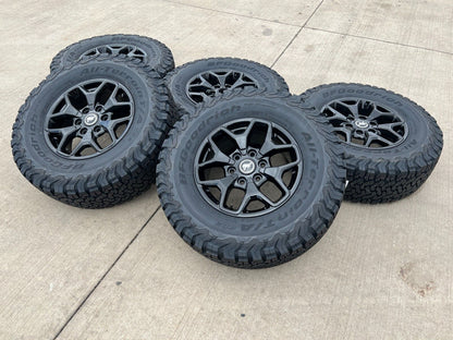 17" Ford Bronco wheels rims BFG SASQUATCH Ranger 95229 10387 tires 2024 2025 NEW