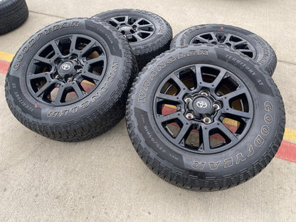 18" Toyota Tundra Sequoia TRD PRO black OEM wheels rims 5x150 tires 75157