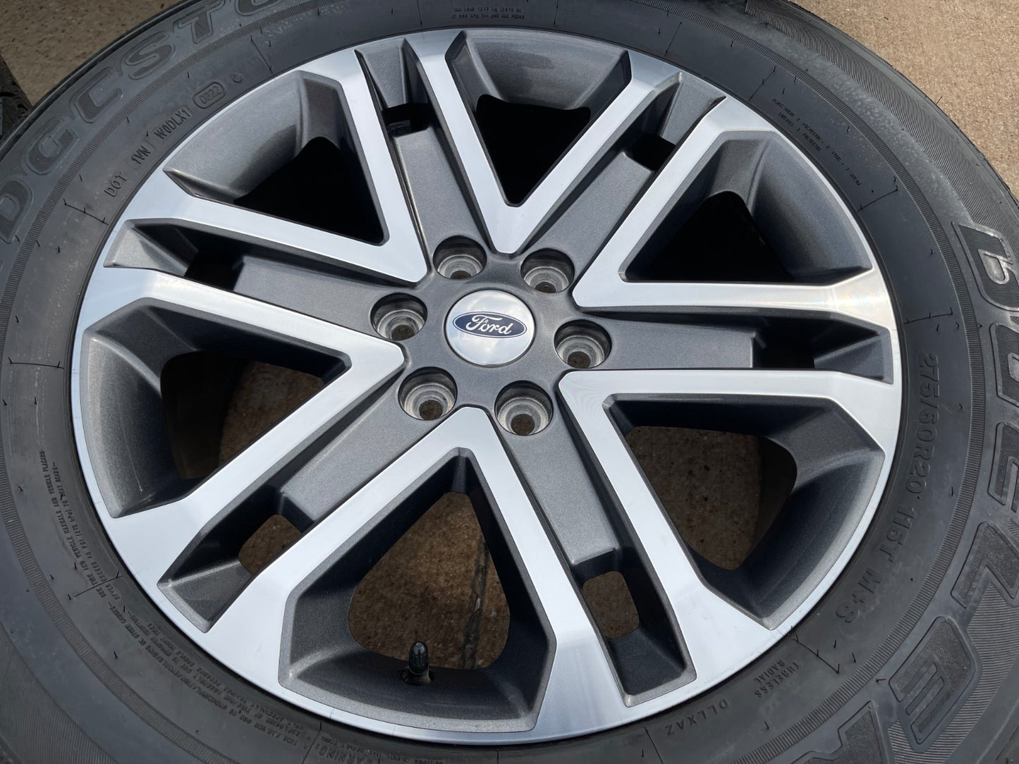 20" Ford F-150 OEM rims wheels 10345 95025 Expedition 2022 2023 2024 BRIDGESTONE