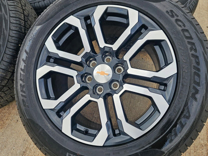 20" GMC Sierra Canyon Chevy Silverado OEM wheels rims 95780 2024 2025 NEW