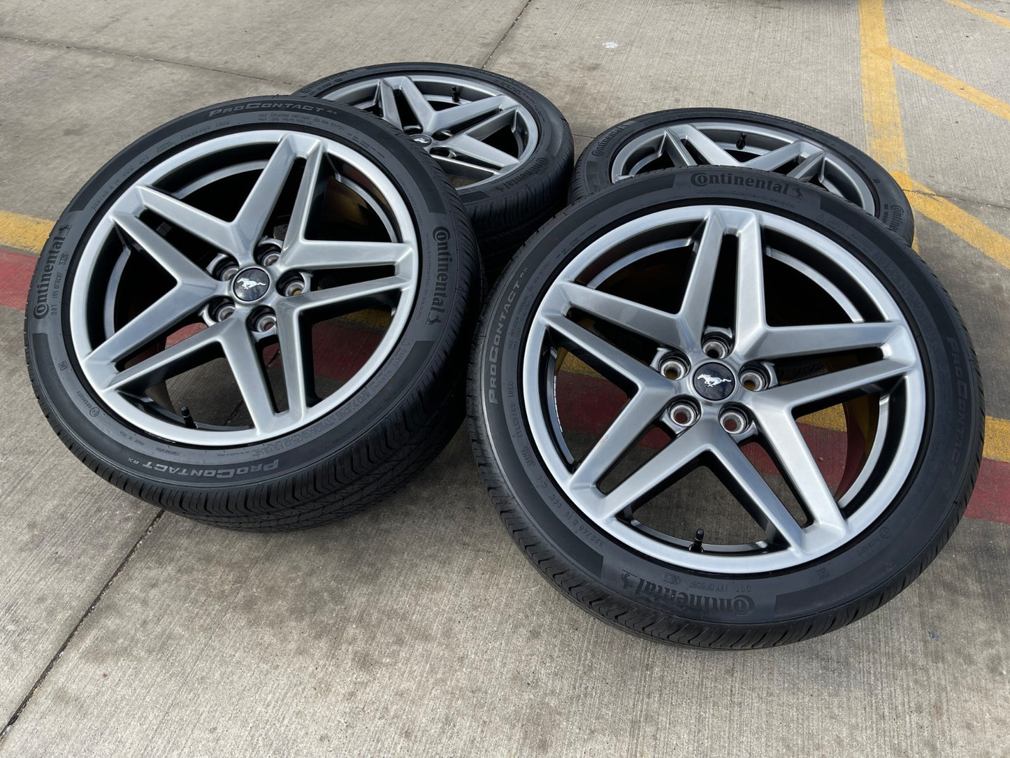 19" Ford Mustang Stealth GT OEM 10595 wheels rims 2024 2025 2026 2027 NEW