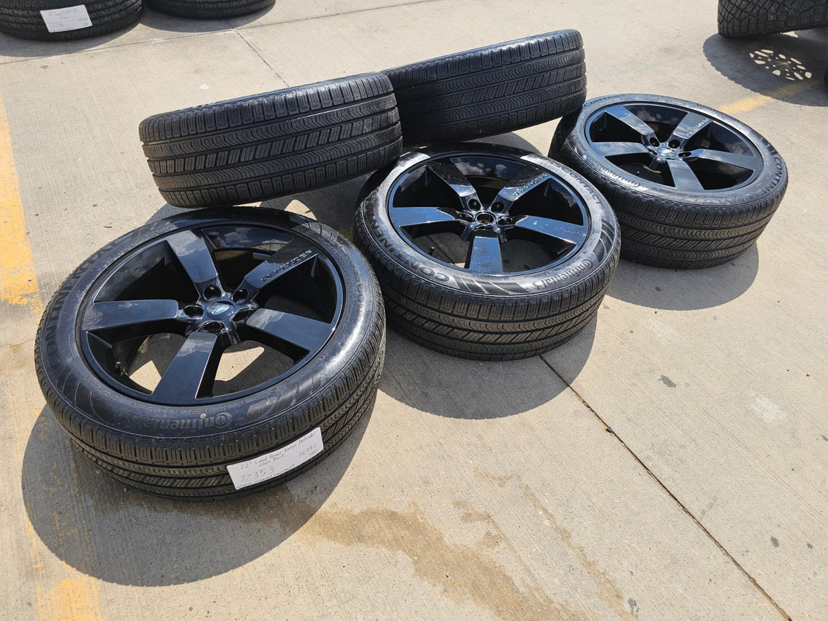 22" Land Rover Range DEFENDER OEM 72353 wheels rims CONTINENTAL SET