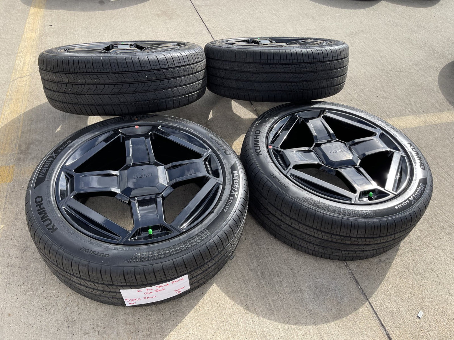 21" Kia Telluride Prestige OEM wheels rims Sorento Sedona 2025 2026 2027 NEW