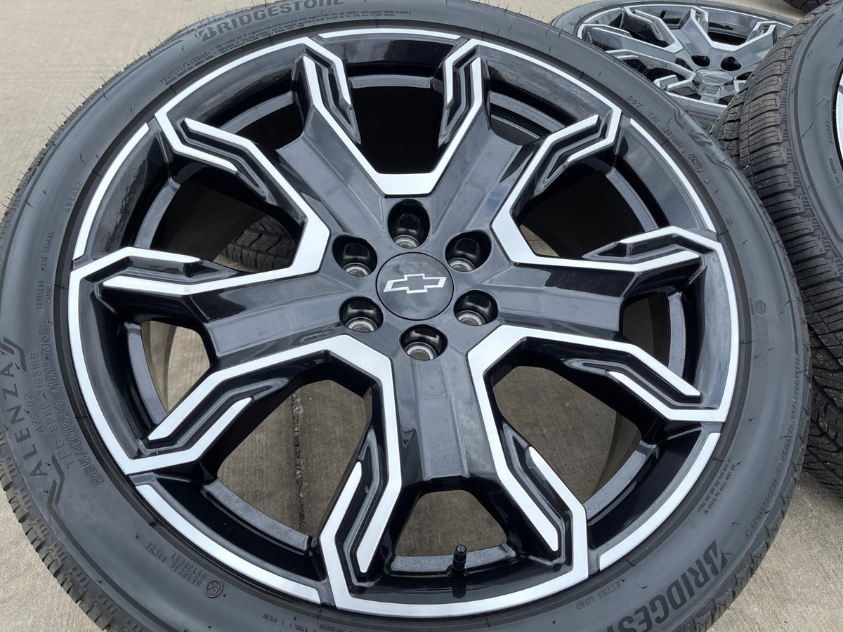 24" Chevy Tahoe Silverado OEM High Country wheels rims 2025 2026 2027 NEW