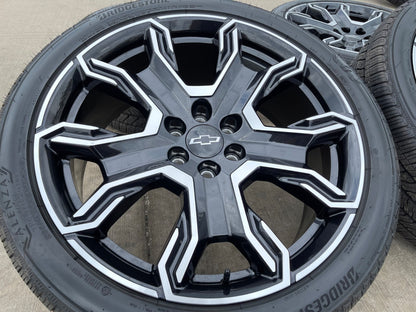24" Chevy Tahoe Silverado OEM High Country wheels rims 2025 2026 2027 NEW