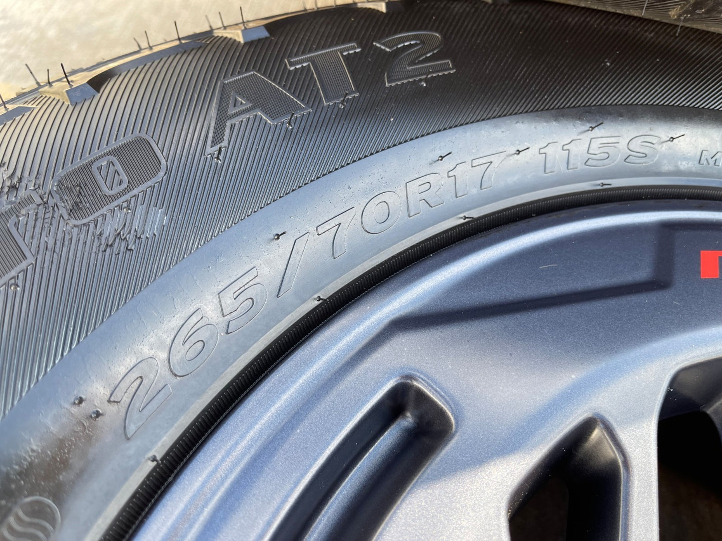 17" Nissan Frontier X-PRO OEM Desert Runner wheel rim tire 2024 2025 2026 NEW