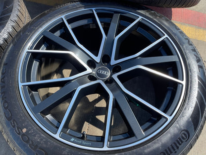 22" Audi RSQ7 OEM wheels rims SQ7 Q7 SQ8 Q8 RSQ8 59065 tires CONTINENTAL