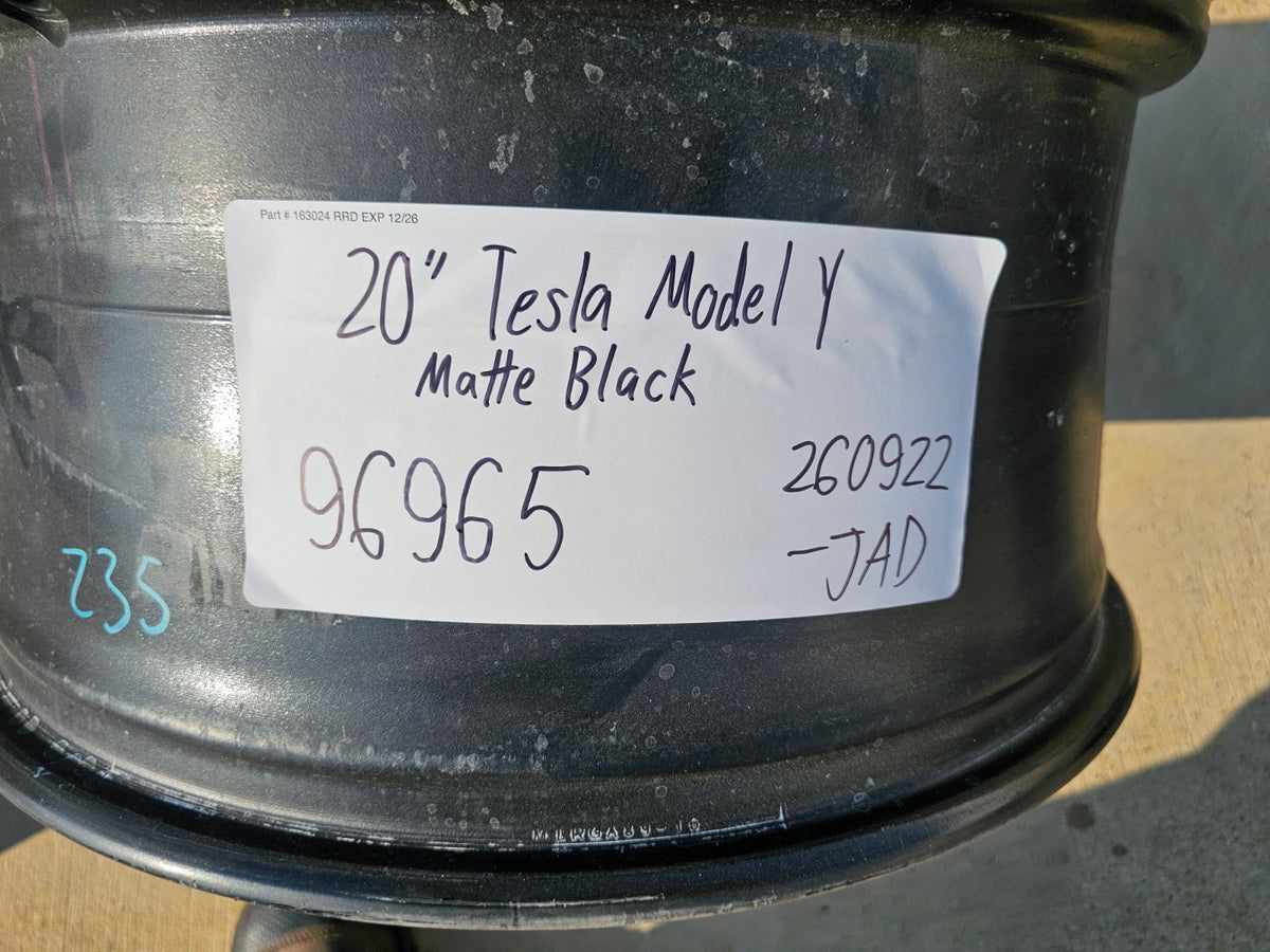 20" 20x9.5 Tesla Model Y OEM INDUCTION 96965 wheel rim 2021 2022 2023 2024 2025