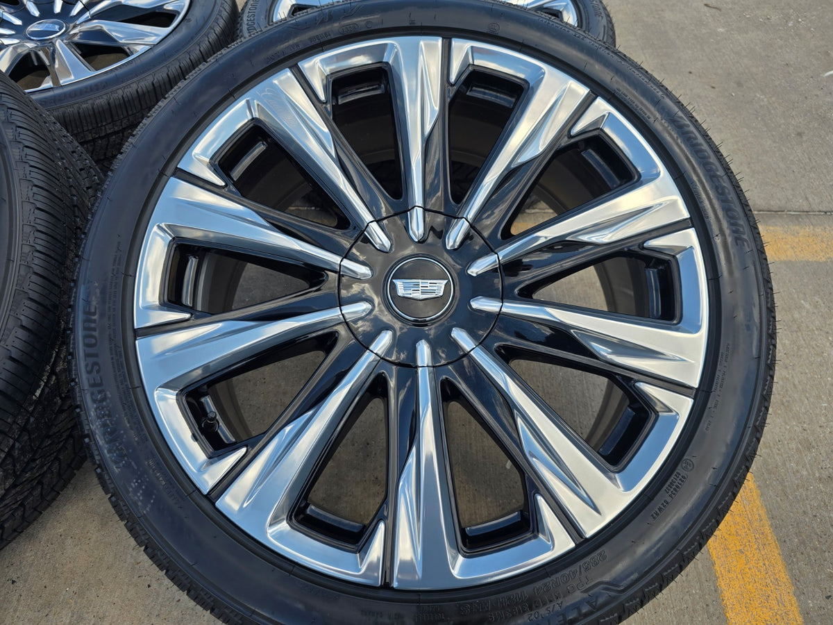 24" Cadillac Escalade PLATINUM OEM wheels rims V 2023 2024 2025 2026 2027 NEW