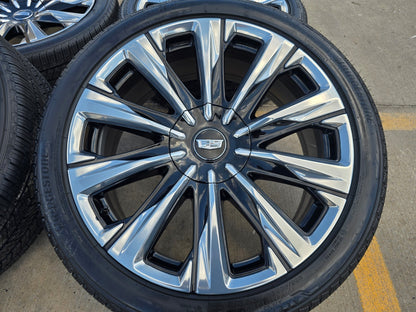 24" Cadillac Escalade PLATINUM OEM wheels rims V 2023 2024 2025 2026 2027 NEW
