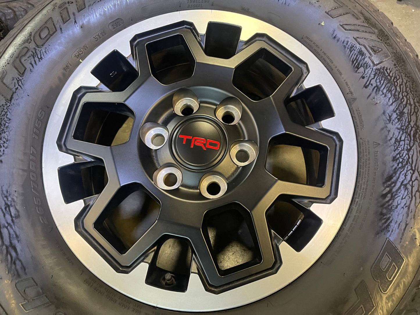 17" Toyota Tacoma 4Runner TRD OEM 10638 wheels rims 2024 2025 2026 2027 BFG A/T
