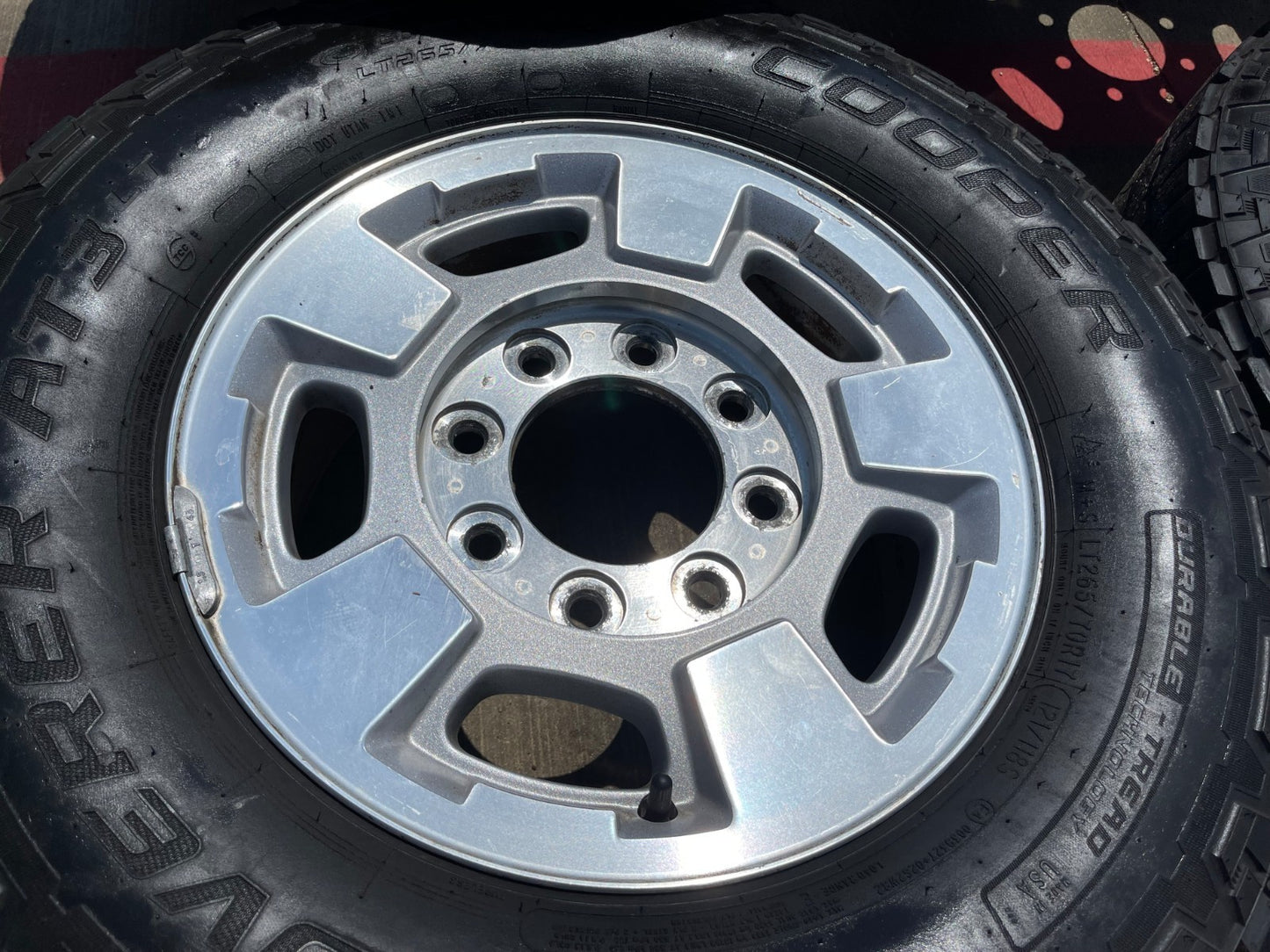 17" GMC Sierra Chevy Silverado 2500 3500 OEM 5500 wheels rims COOPER A/T3 SET