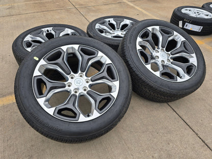 22" Dodge Ram 1500 OEM LIMITED Laramie wheels rims 2685 GRAY 2022 2023 2024 2025