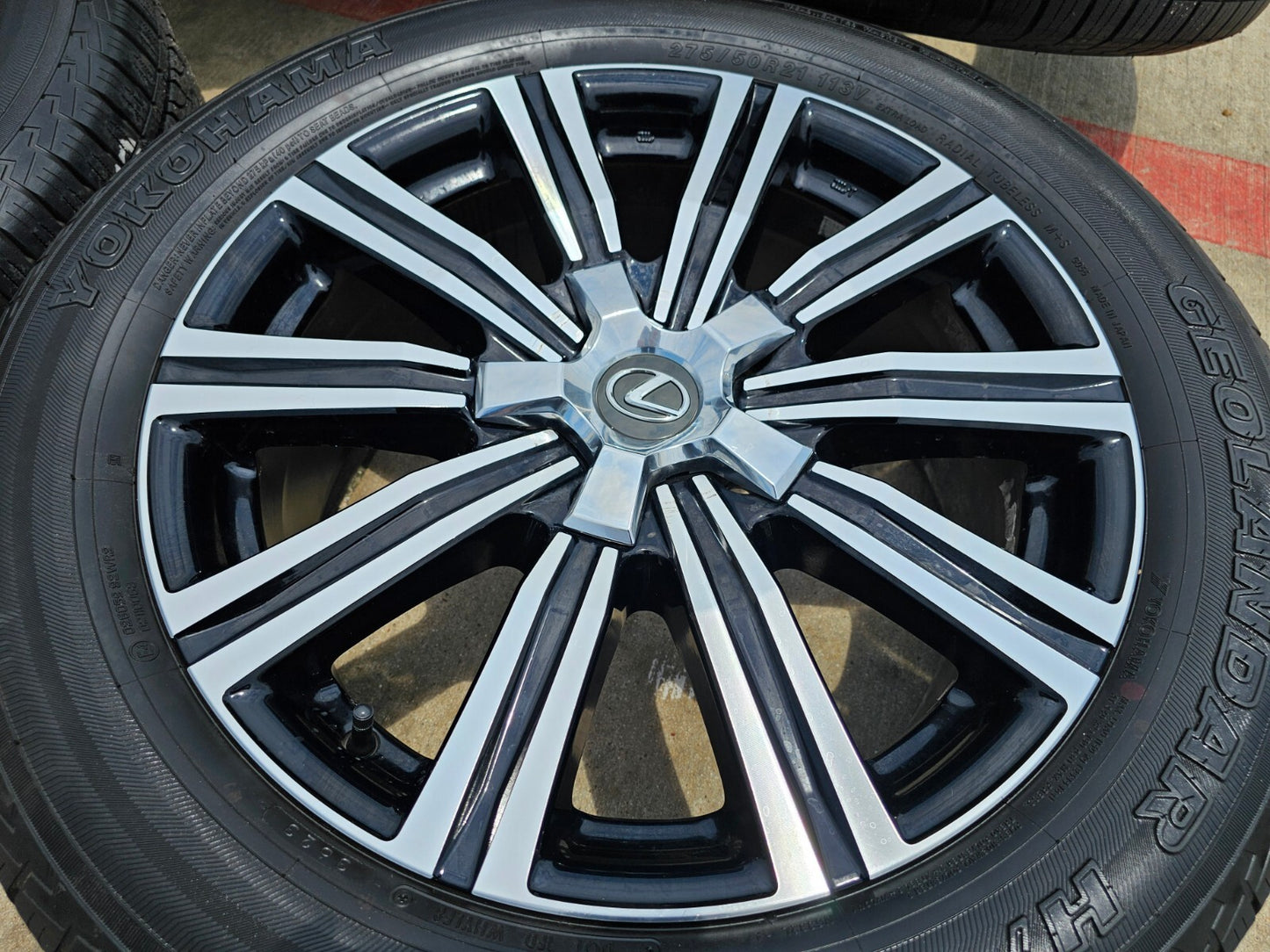 21" Lexus LX570 Toyota Land Cruiser OEM 74341 wheels rims tires 5x150 YOKOHAMA
