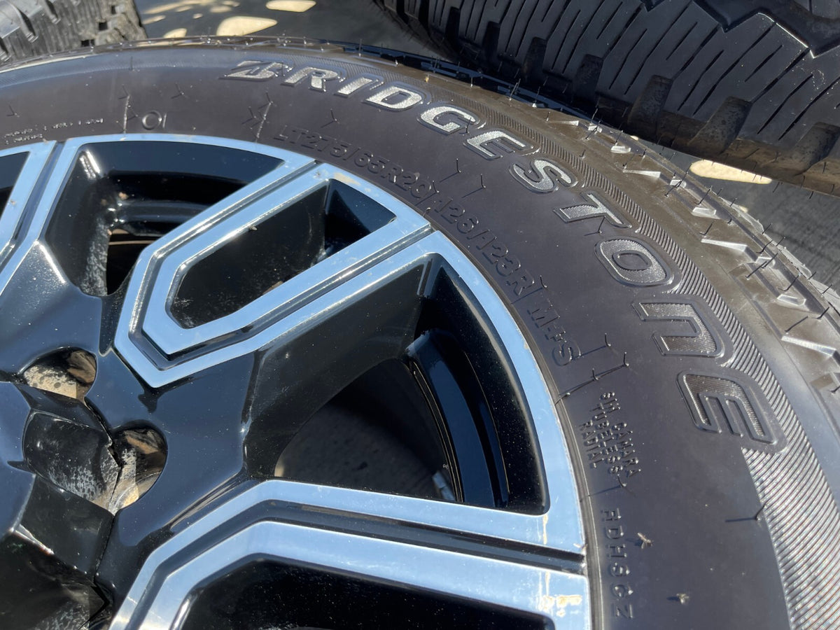 20" GMC Sierra AT4 2500 3500 OEM wheels rims 5950 Silverado BRIDGESTONE A/T