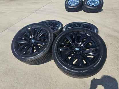22" Cadillac Escalade OEM wheels rims GMC 95028 2021 2022 2023 2024 2025 NEW