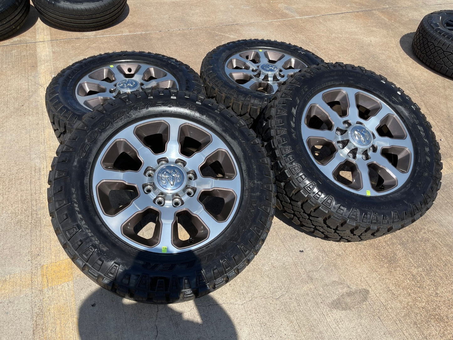 20" Dodge Ram 2500 3500 OEM wheels rims 2698 2699 tires 2023 2024 2025 2026 NEW