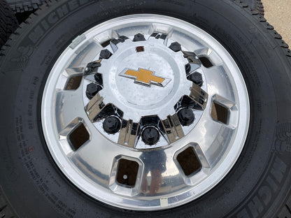 18" Chevy Silverado GMC Sierra 3500 Dually rims wheels OEM 14127 14129 SET NEW