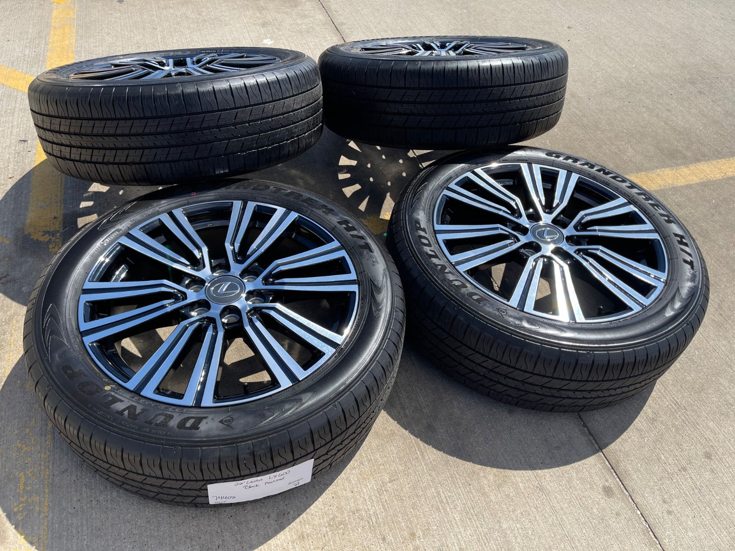 22" Lexus LX600 OEM wheels rims 74402 Toyota Tundra Sequoia 2025 2026 2027