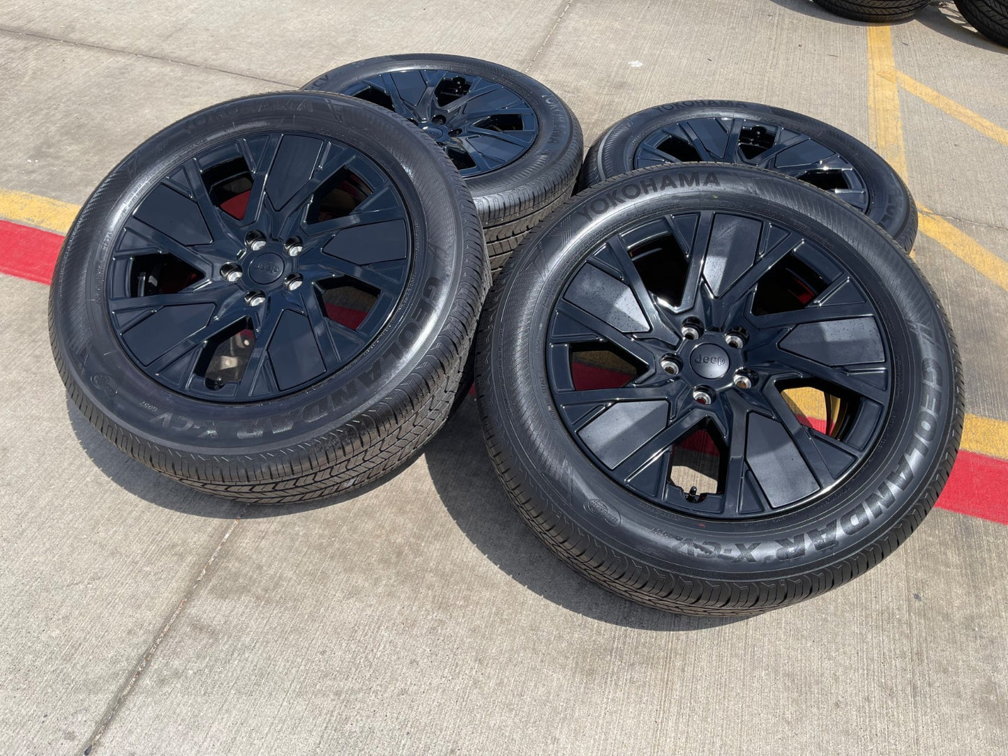 20" Jeep Grand Cherokee L OEM wheels rims Durango SET 2024 2025 2026 2027 NEW
