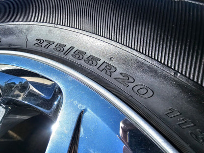 20" Dodge Ram 1500 OEM Laramie CHROME 2680 wheels rims tires 2023 2024 2025 NEW
