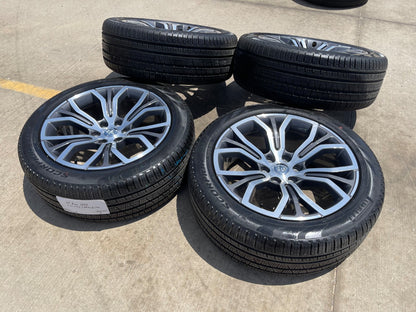 22" Dodge Ram 1500 OEM TUNGSTEN LIMITED Laramie wheels rims SET PIRELLI NEW