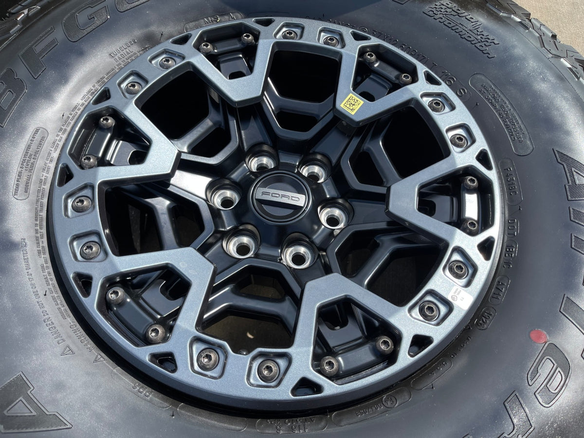 17" Ford F-150 Raptor R OEM BEADLOCK rims wheels BFG 37" tires 2026 2027 NEW