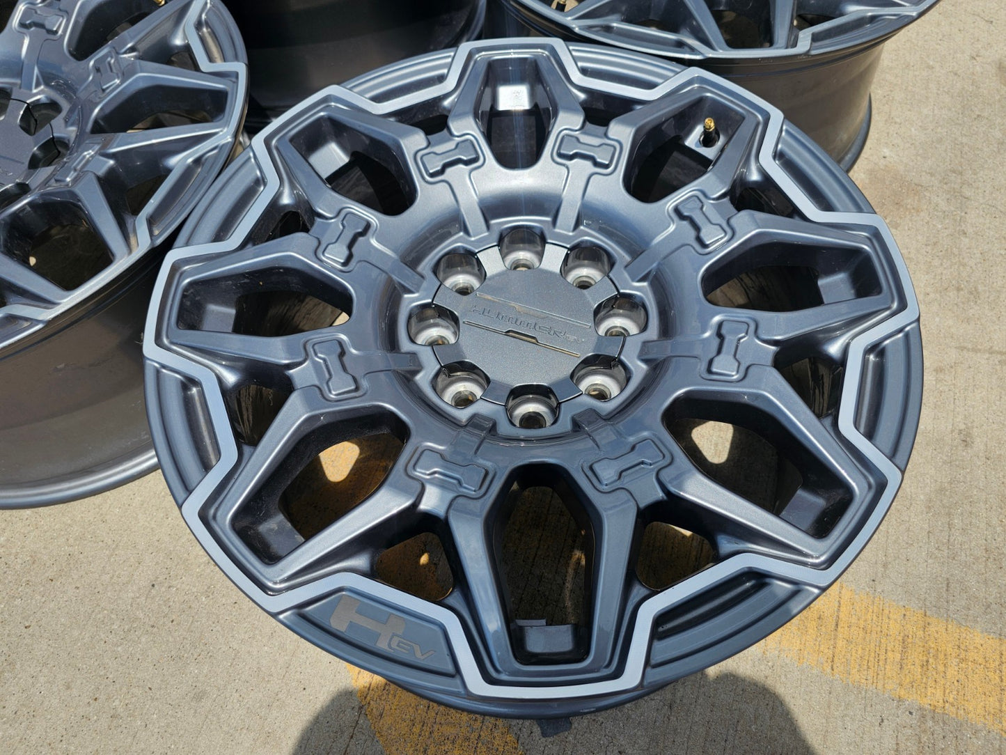 22" Hummer EV HEV 2500 OEM 8x165 14094 wheels rims 2022 2023 2024 2025 2026 NEW
