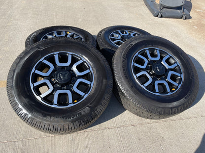 18" Ram 2500 3500 LARAMIE OEM wheels rims 2694 tires MICHELIN DEFENDER LTX M/S2