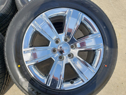 20" GMC Sierra Yukon DENALI OEM wheels rims 5752 chrome tires