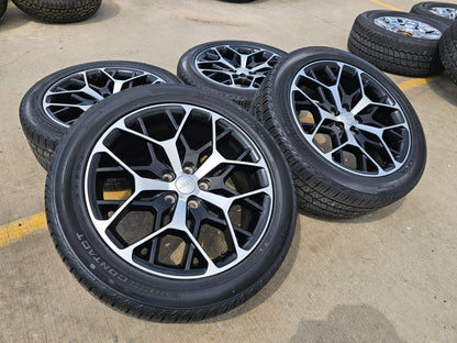 21" Jeep Grand Cherokee L OEM wheels rims 9291 Durango tires CONTINENTAL