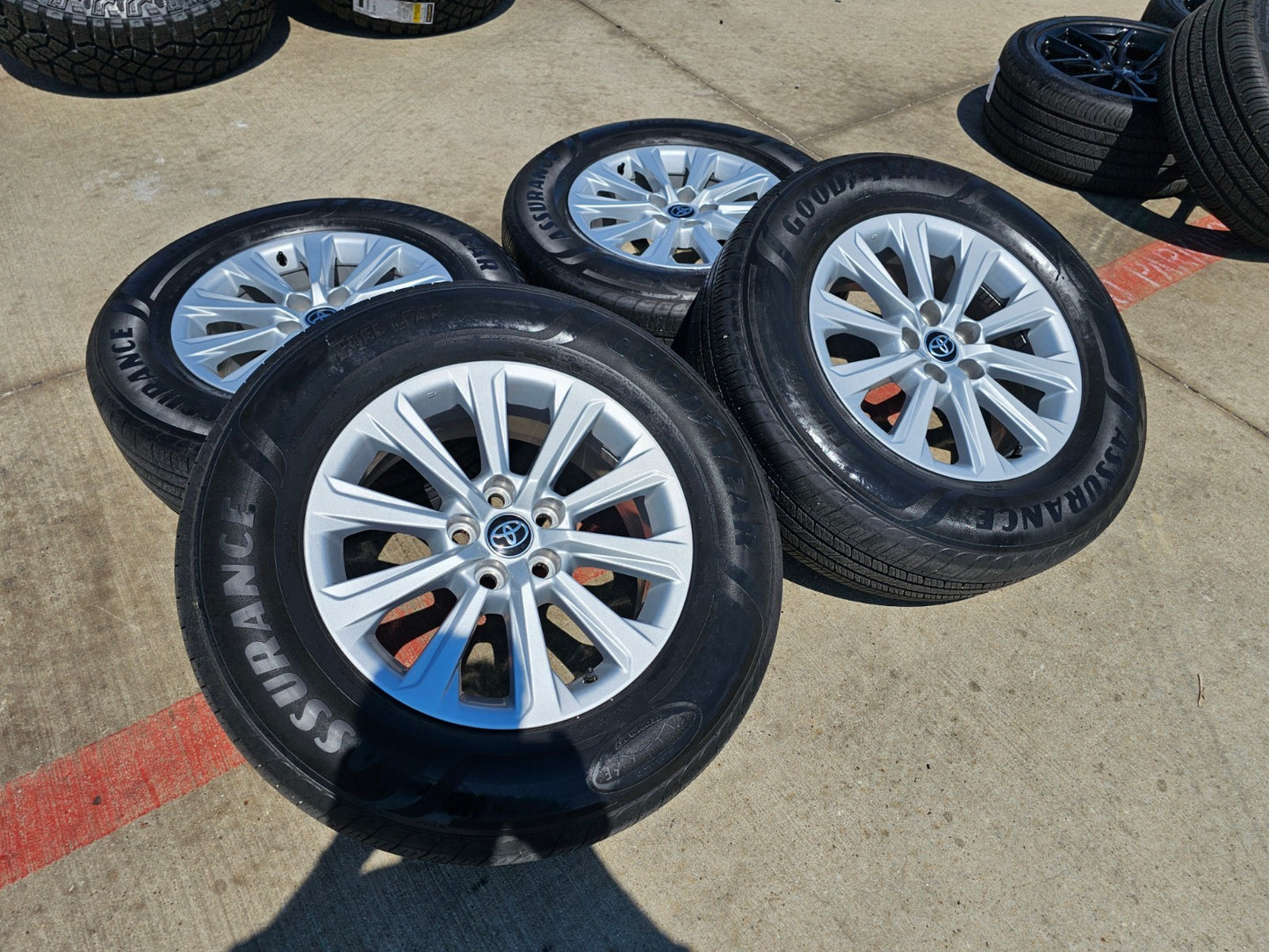 18" Toyota Grand Highlander OEM wheels rims tires Lexus TX350 2024 2025 2026
