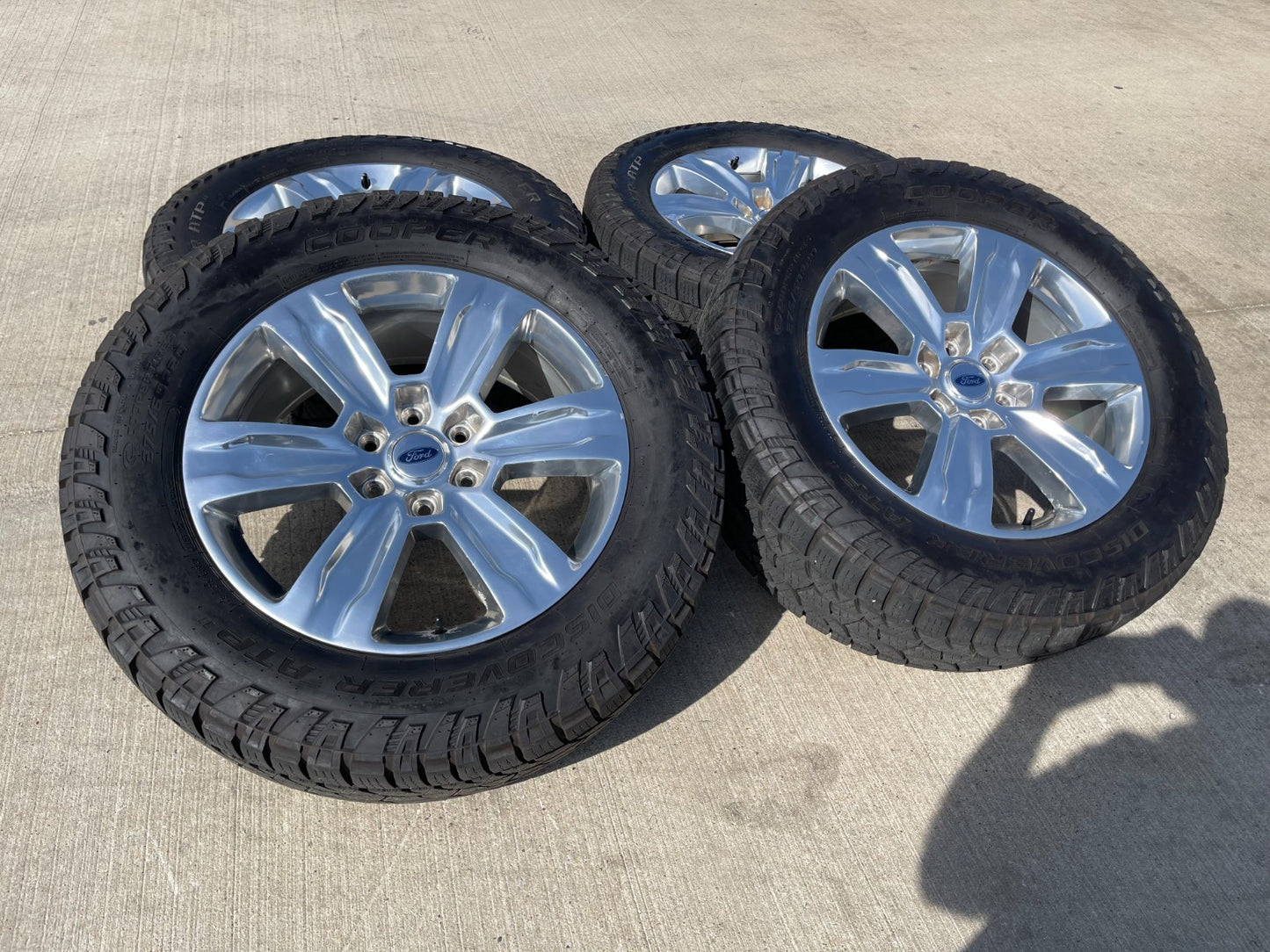 20" Ford F-150 Expedition OEM rims wheels polished 10004 tires COOPER A/T