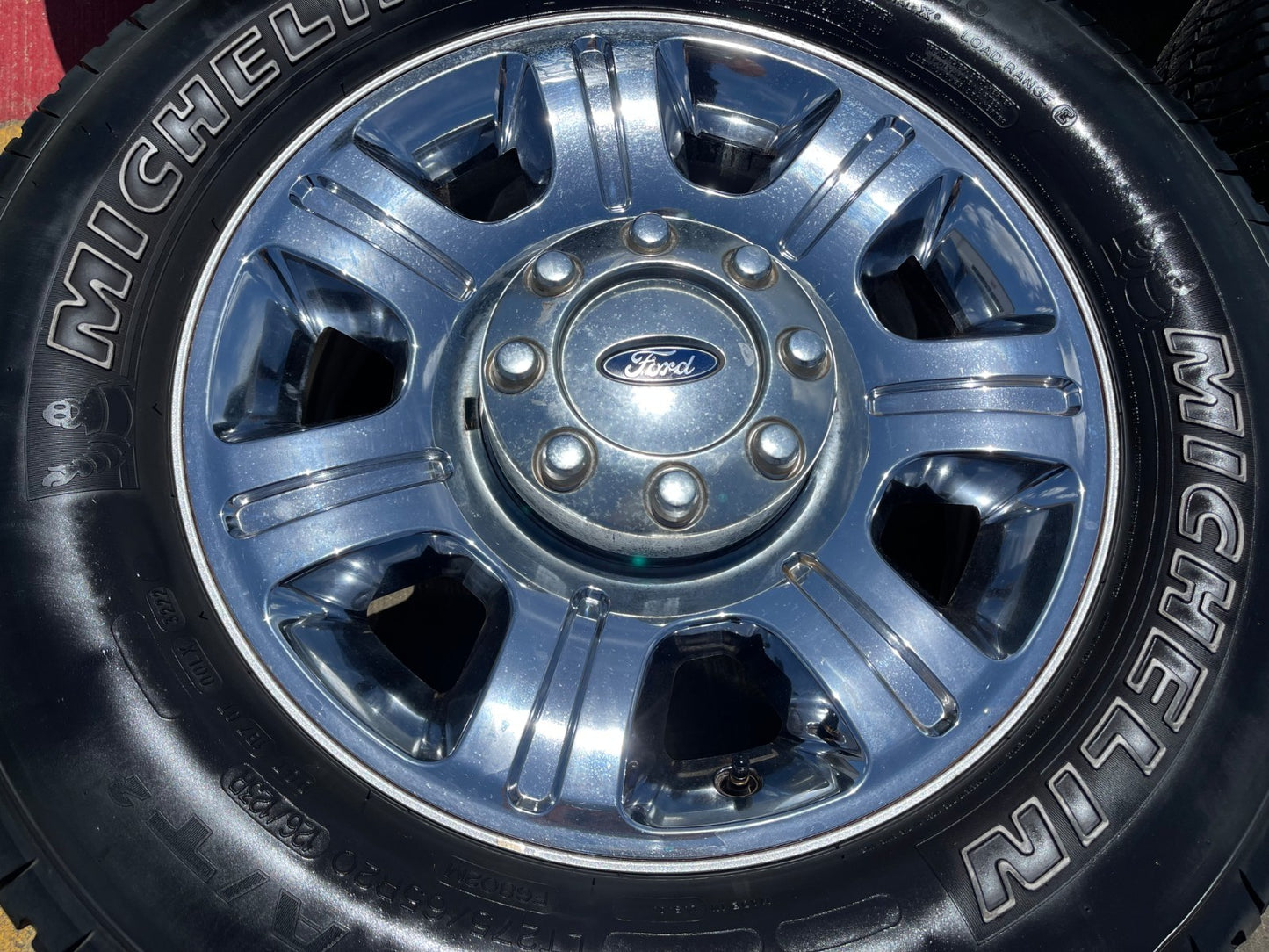 20" Ford F-250 F-350 OEM KING RANCH LARIAT 3892 chrome wheels rims tires SET