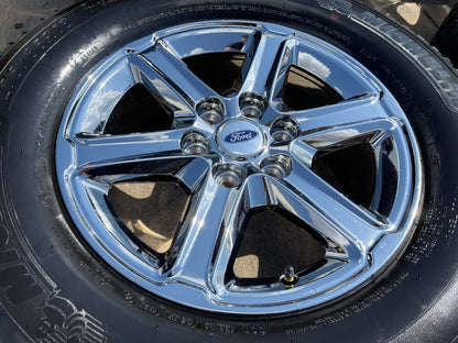 18" Ford F-150 Expedition OEM chrome rims wheels tires MICEHLIN 2025 2026 NEW