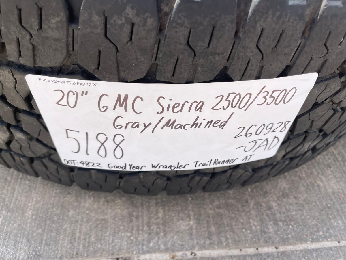20" GMC Sierra AT4X 2500 3500 OEM wheels rims 94038 5188 Chevy Silverado SET