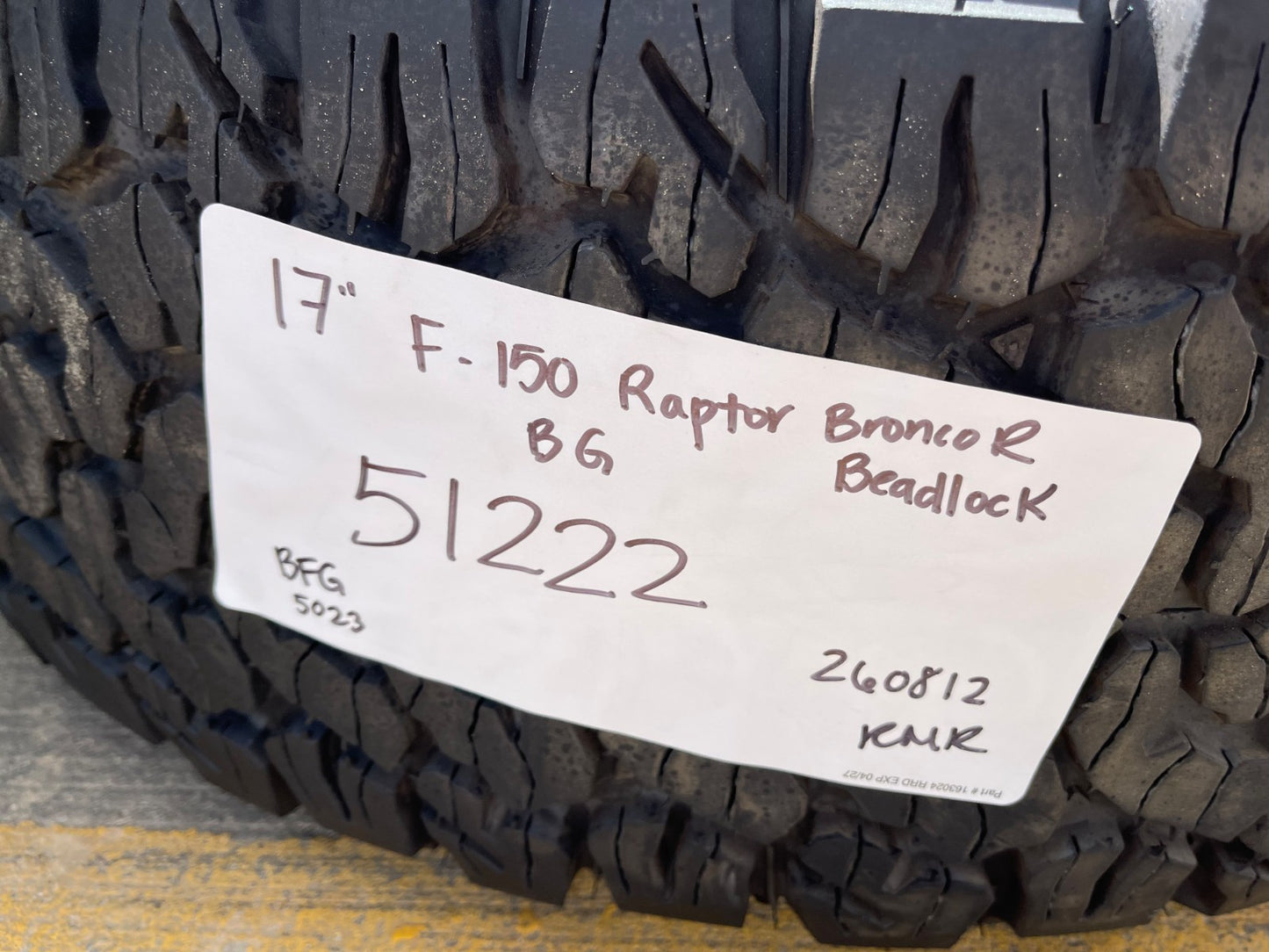 17" Ford F-150 Raptor Bronco R OEM BEADLOCK 51222 rims wheels 37" SET NEW