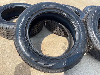 (5) 255/60/20 Pirelli Scorpion Zero A/S tires 255/60R20 113V LR NEW TAKE OFFS