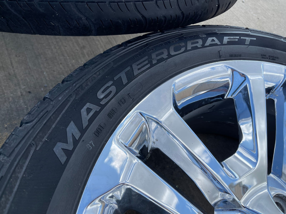 22" GMC Yukon DENALI OEM 4741 wheels rims tires Sierra SET DISCOUNTED