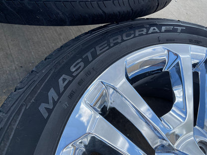 22" GMC Yukon DENALI OEM 4741 wheels rims tires Sierra SET DISCOUNTED