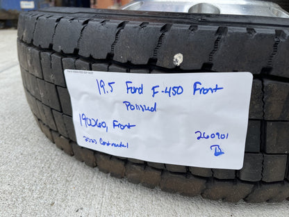 19.5" Ford F-450 Dually F-550 rim wheel RAM OEM FRONT 10x225 2024 2025 2026