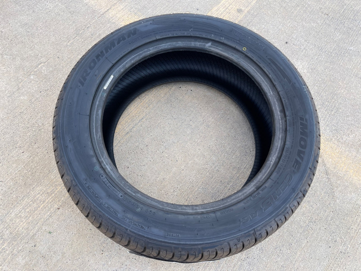 (1) 235/50/17 Ironman Gen 3 A/S tire 235/50R17 96W XL M+S NEW
