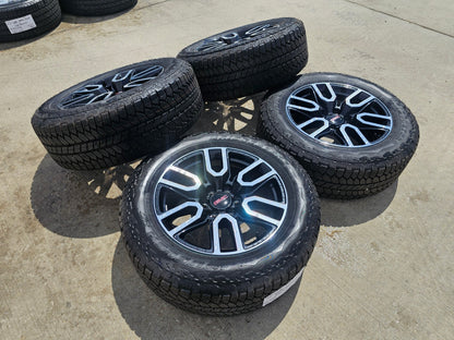 20" GMC Sierra Yukon AT4X Silverado OEM 5914 wheels rims SET BRIDGESTONE SET NEW