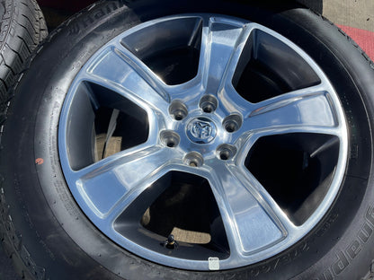 20" Dodge Ram 1500 OEM LIMITED 2676 2723 wheels rims 2025 2026 2027 HANKOOK NEW