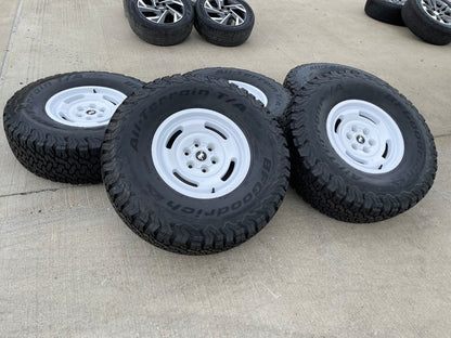 17" Ford Bronco HERITAGE SASQUATCH OEM 10463 wheels rims white 37" BFG NEW